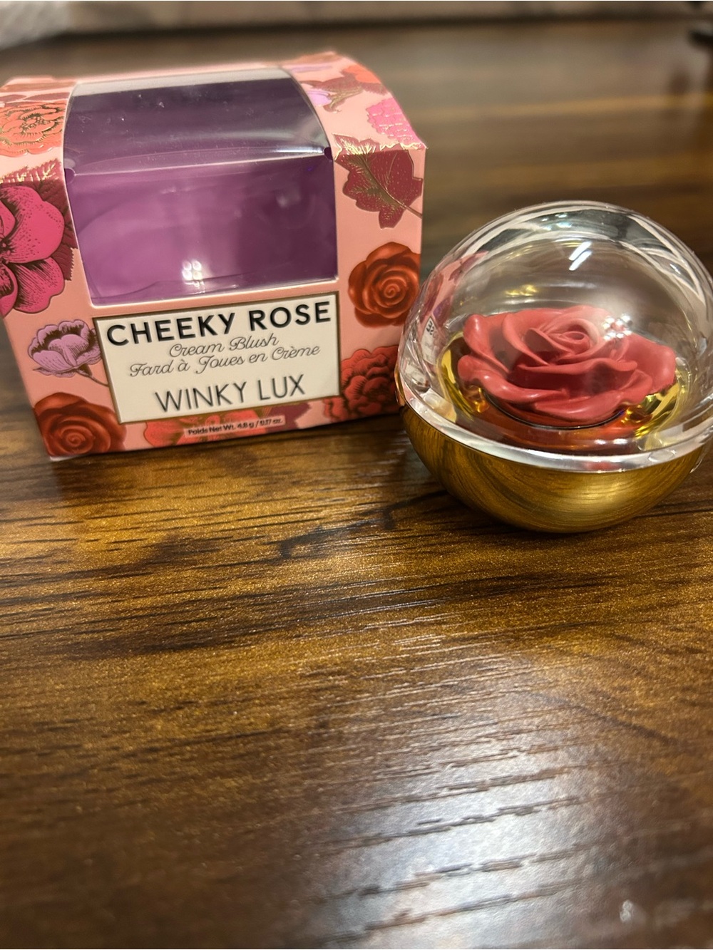 New Winky Lux Cheeky Rose cream blush shade Crown